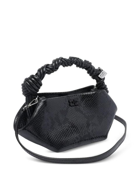 GANNI small twisted-handle shoulder bag - Black - zdjęcie produktu nr 2