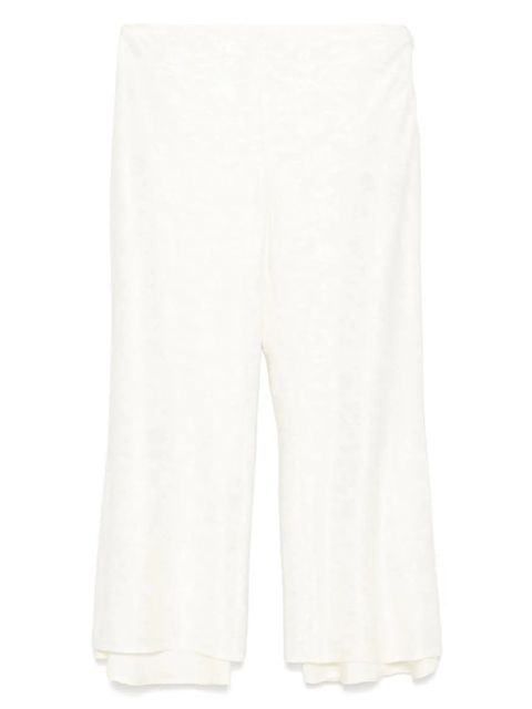 Jil Sander flower-jacquard trousers - Neutrals - zdjęcie produktu nr 1
