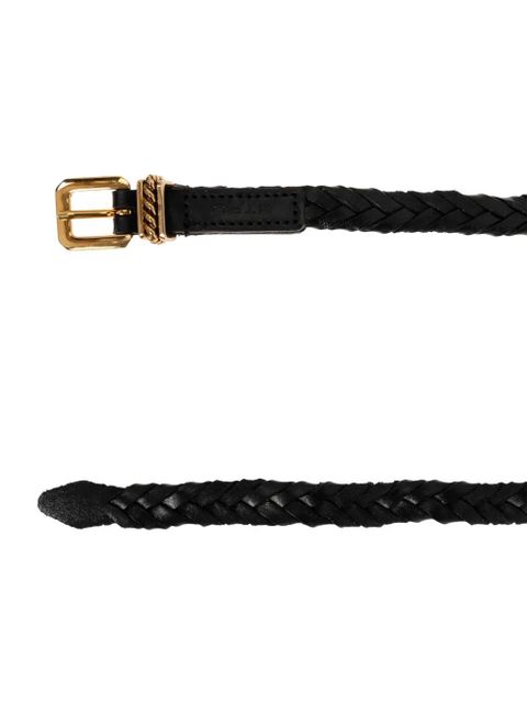 ETRO braided buckle belt - Black
