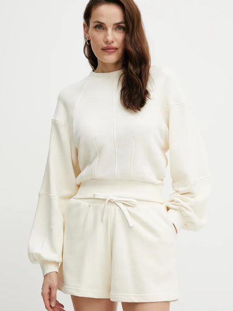 Silvian Heach bluza bawełniana SHANTA damska kolor beżowy gładka GPP25081FE