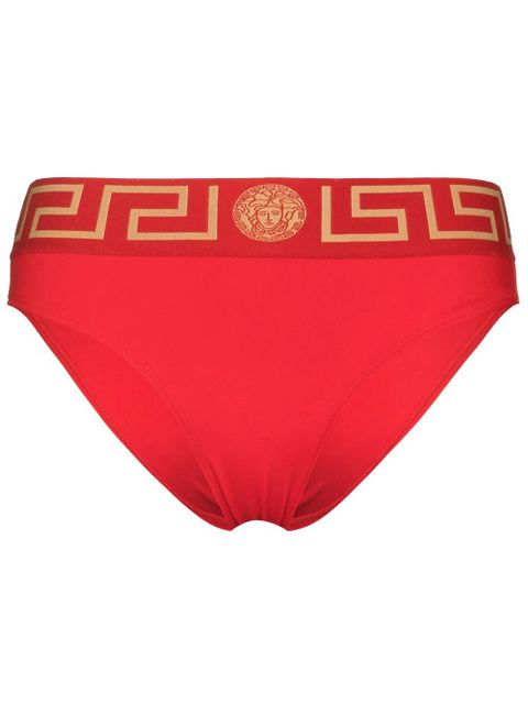 Versace Greca Border bikini bottoms - Red - zdjęcie produktu nr 1