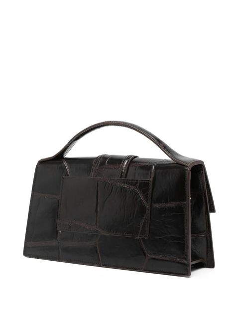 Jacquemus Bambino top-handle tote bag - Brown