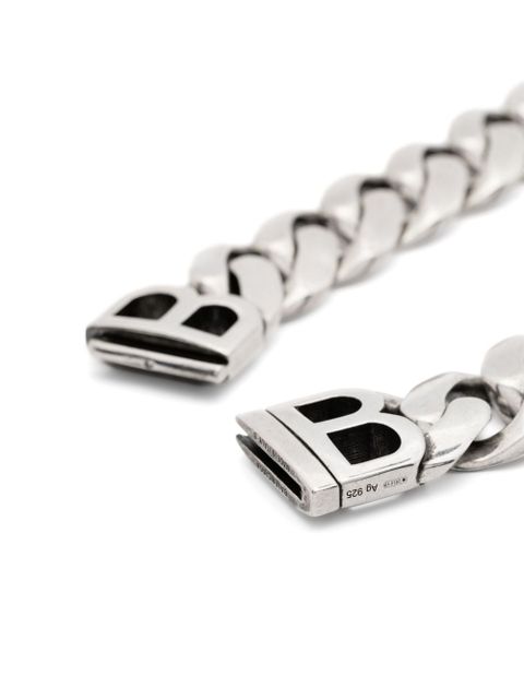 Balenciaga Pitbull chain necklace - Silver