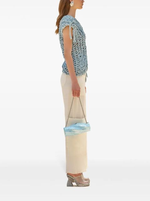 Cult Gaia Owen knitted top - Blue