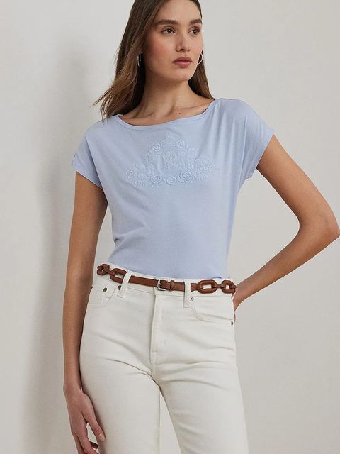 Lauren Ralph Lauren t-shirt bawełniany - zdjęcie produktu nr 1