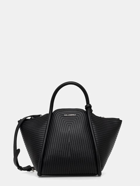 Karl Lagerfeld torebka K/WELLEN MD kolor czarny B1W30044 - zdjęcie produktu nr 1