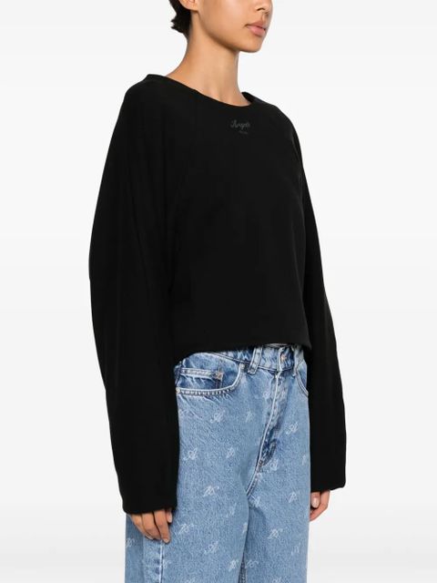 Axel Arigato Halle logo-embroidered sweatshirt - Black