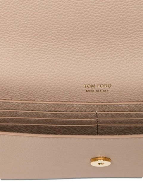 TOM FORD logo wallet - Neutrals