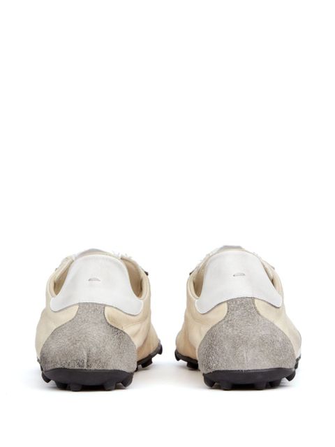 Maison Margiela leather lace-up trainers - Neutrals