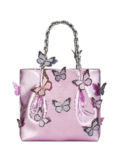Aquazzura mini Papillon tote bag - Pink - zdjęcie produktu nr 1