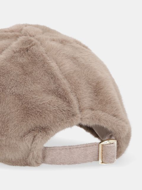 BOSS czapka z daszkiem kolor brązowy 50550624