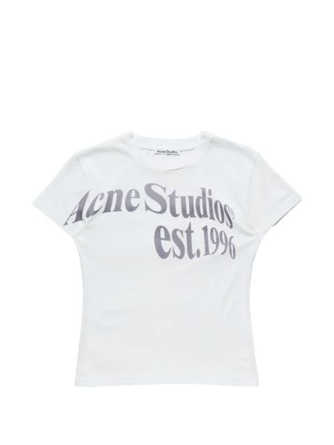 Acne Studios organic-cotton graphic T-shirt - Neutrals - zdjęcie produktu nr 1