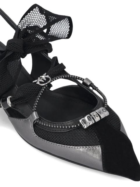 PINKO bow pointed pumps - Black