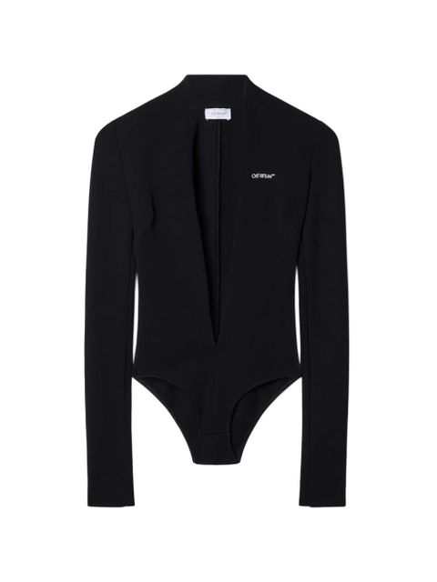 Off-White 00 Angel long-sleeve bodysuit - Black - zdjęcie produktu nr 1