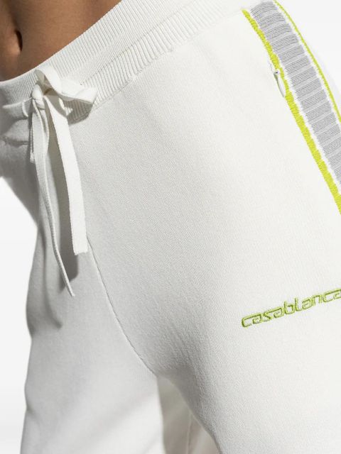 Casablanca drawstring-fastening track pants - White - zdjęcie produktu nr 2