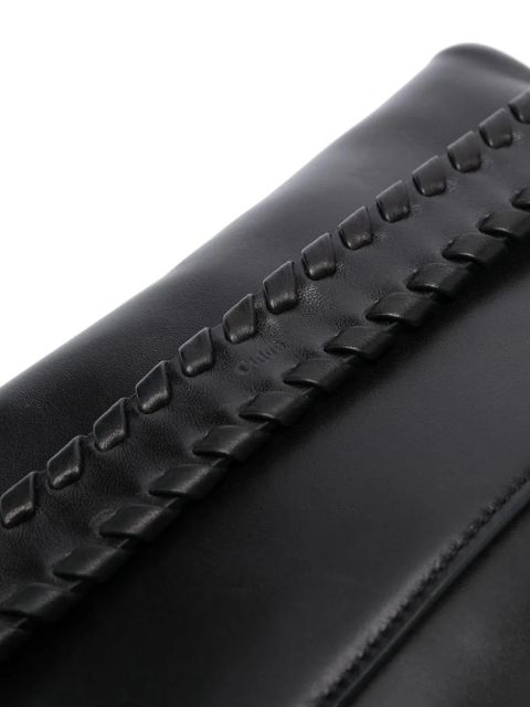 Chloé Mony leather clutch bag - Black