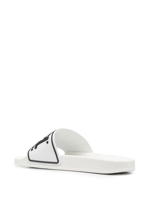 Diesel Sa-Mayemi CC logo-embossed slides - White