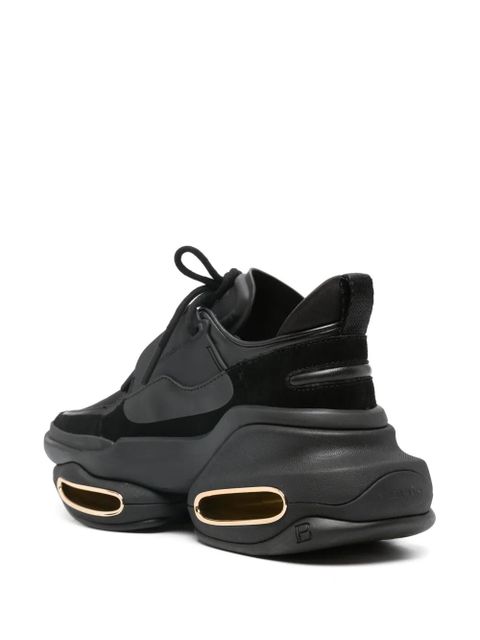Balmain B-Bold leather sneakers - Black