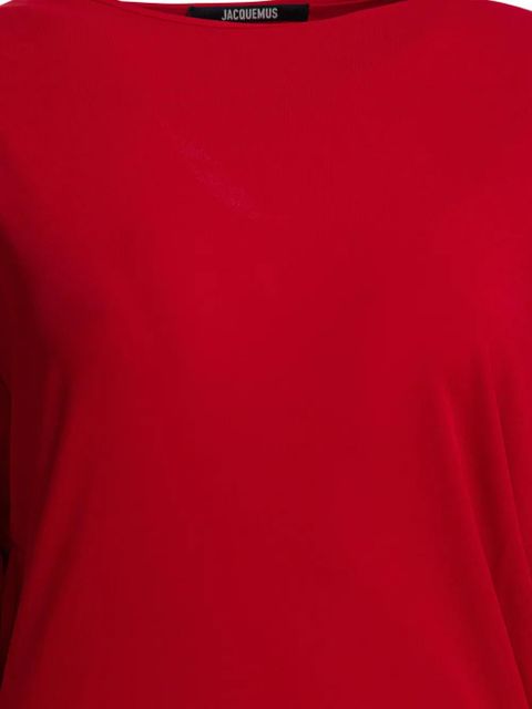 Jacquemus Mistral open-back mini dress - Red