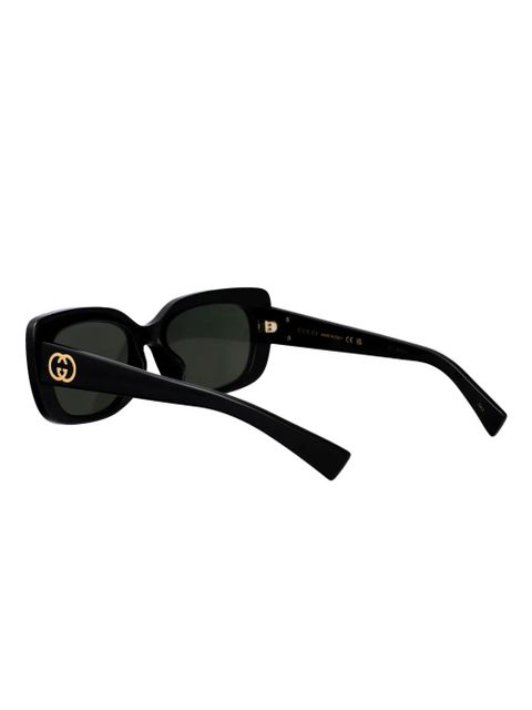 Gucci Eyewear low-nose bridge sunglasses - Black