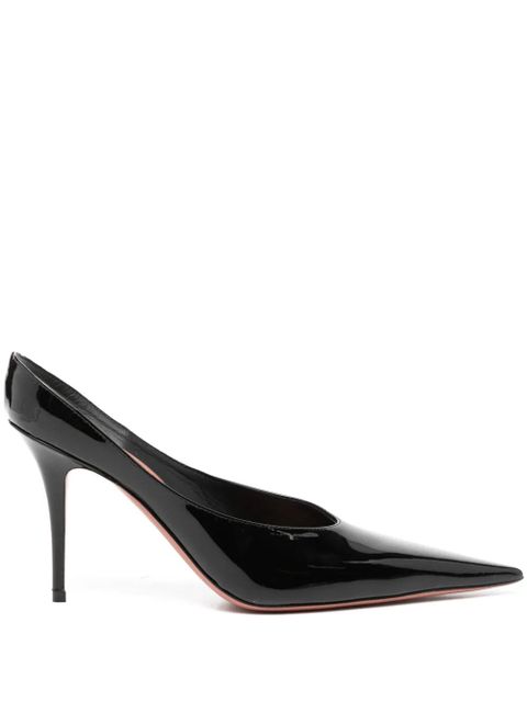 Amina Muaddi 105mm Anok mules - Black - zdjęcie produktu nr 1