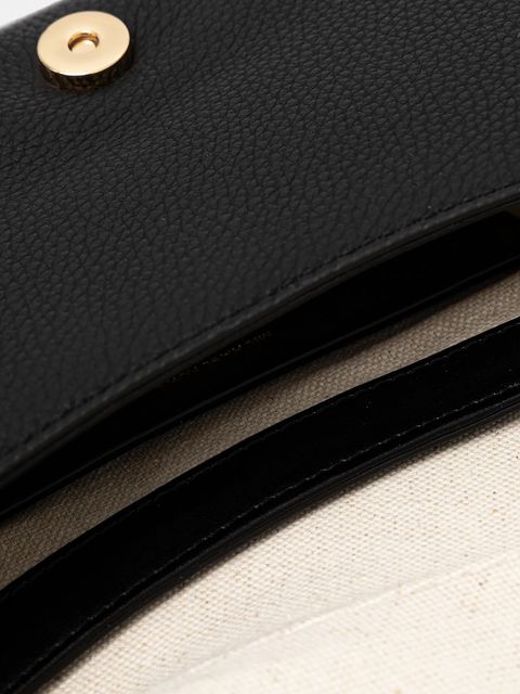 MICHAEL Michael Kors torebka skórzana kolor czarny 30R6GY5S2L