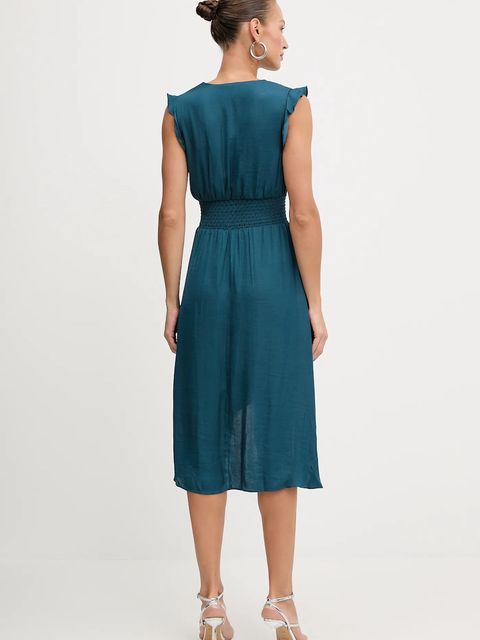 Morgan sukienka kolor zielony midi rozkloszowana RWALLY - zdjęcie produktu nr 2