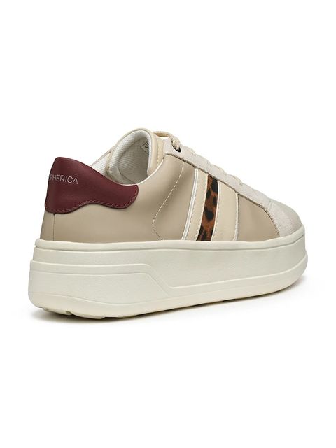 Geox sneakersy D SPHERICA ECUB-2 damskie kolor beżowy D56WVC 000BC C5267