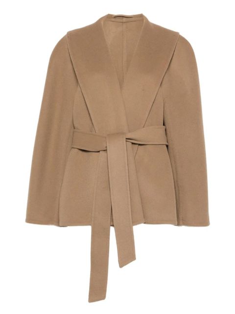 Balenciaga shawl belted jacket - Neutrals - zdjęcie produktu nr 1