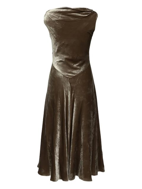 Altuzarra Drina cowl-neck maxi dress - Brown
