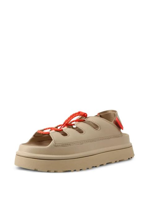 UGG logo-patch flat sandals - Neutrals - zdjęcie produktu nr 2