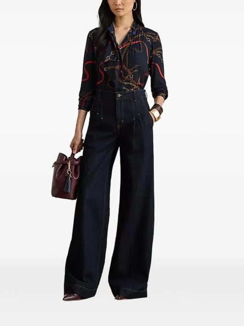 Lauren Ralph Lauren pleated jeans - Blue