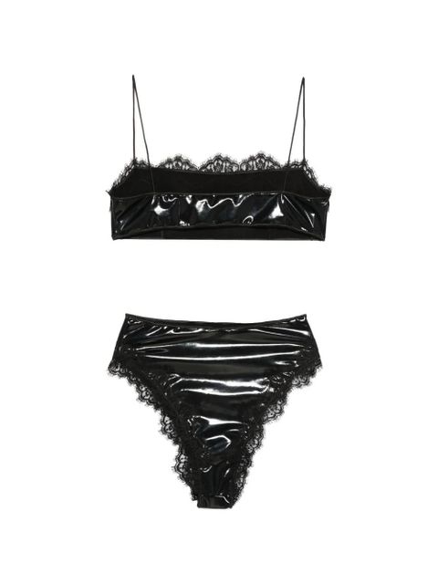 Oséree lace lingerie set - Black - zdjęcie produktu nr 2