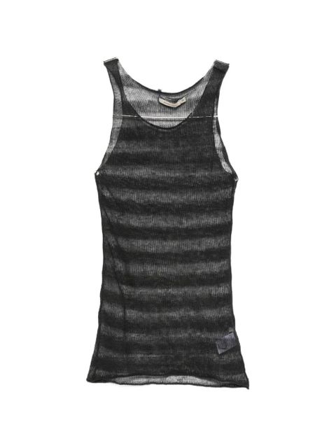 Paloma Wool Dino striped sheer tank top - Black - zdjęcie produktu nr 1