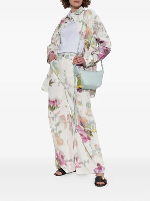 LOEWE logo-embroidered raglan-sleeved T-shirt - White - zdjęcie produktu nr 2