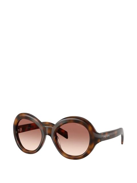 Prada Eyewear round-frame sunglasses - Brown - zdjęcie produktu nr 2
