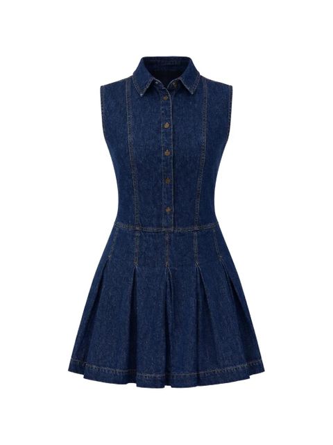 Reformation Arella denim mini dress - Blue - zdjęcie produktu nr 1