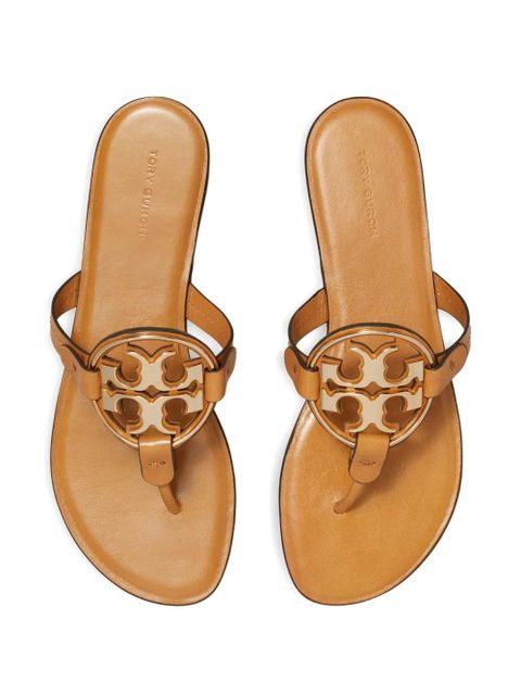 Tory Burch miller leather sandals - Brown - zdjęcie produktu nr 2