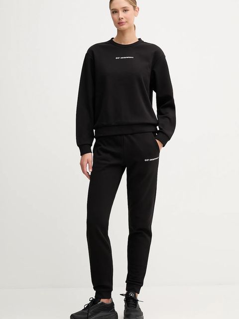 EA7 Emporio Armani bluza damska kolor czarny z nadrukiem AF10443.7W000799 - zdjęcie produktu nr 2