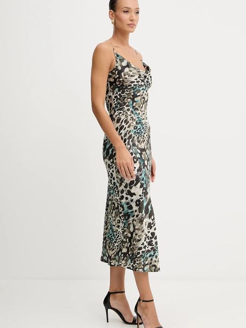 Guess sukienka NEW AKILINA kolor czarny maxi dopasowana W5GK85 WH9C2 - zdjęcie produktu nr 2