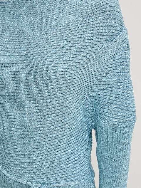 Never Fully Dressed sukienka kolor niebieski mini dopasowana NFDKN606 - zdjęcie produktu nr 2