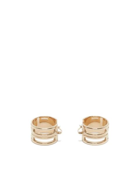 Victoria Beckham Frame hoop earrings - Gold