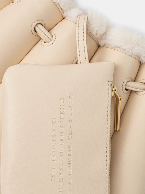 Themoire torebka kolor beżowy TMFW25DFEDF81