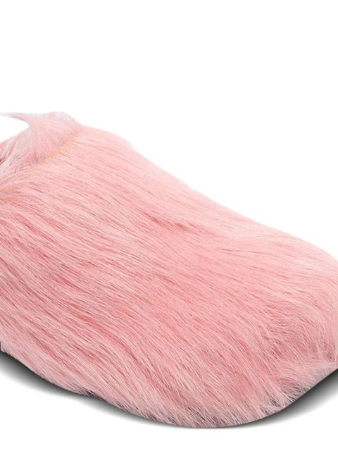 Marni leather flat mules - Pink