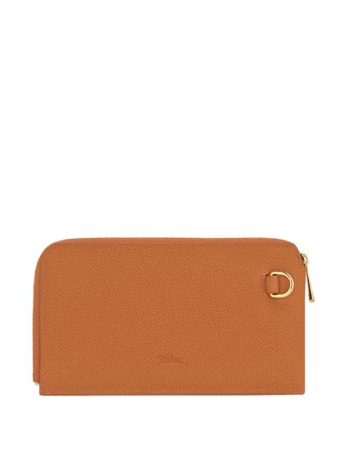 Longchamp Le Foulonné zip pouch - Orange - zdjęcie produktu nr 1