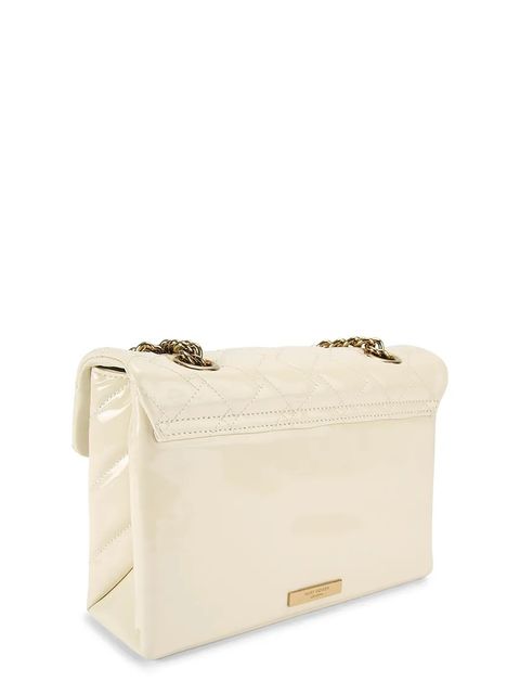 Kurt Geiger London torebka skórzana Kensington kolor beżowy 5021542309