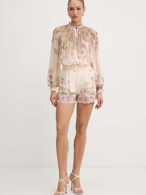 Twinset szorty damskie lniane - zdjęcie produktu nr 1