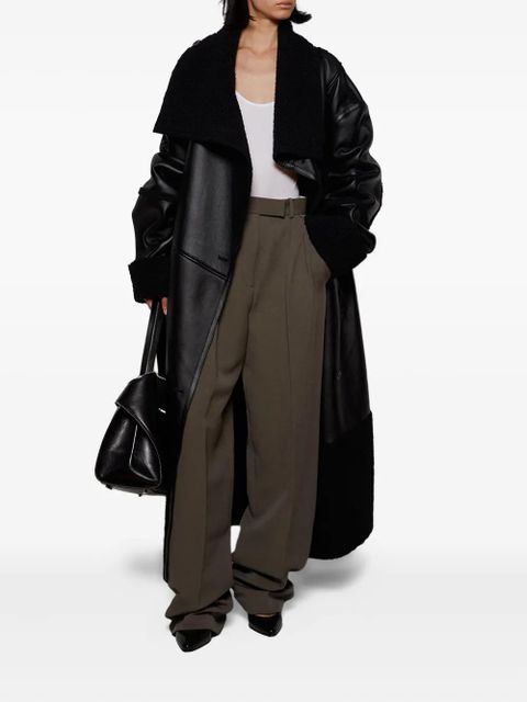 ENTIRE STUDIOS shearling long coat - Black - zdjęcie produktu nr 2