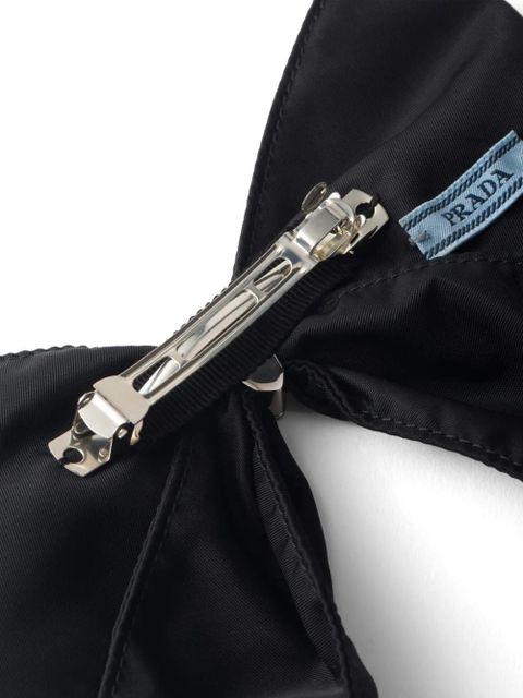 Prada Re-Nylon bow hair clip - Black - zdjęcie produktu nr 2
