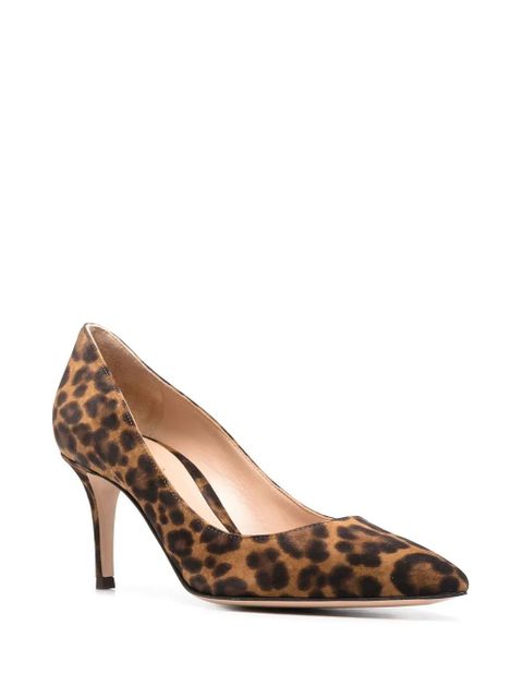 Gianvito Rossi Gianvito 70mm suede pumps - Brown - zdjęcie produktu nr 2
